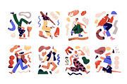 Creative people with abstract shapes, a Person Illustration by Good Studio (Thumbnail 1 of 3)
