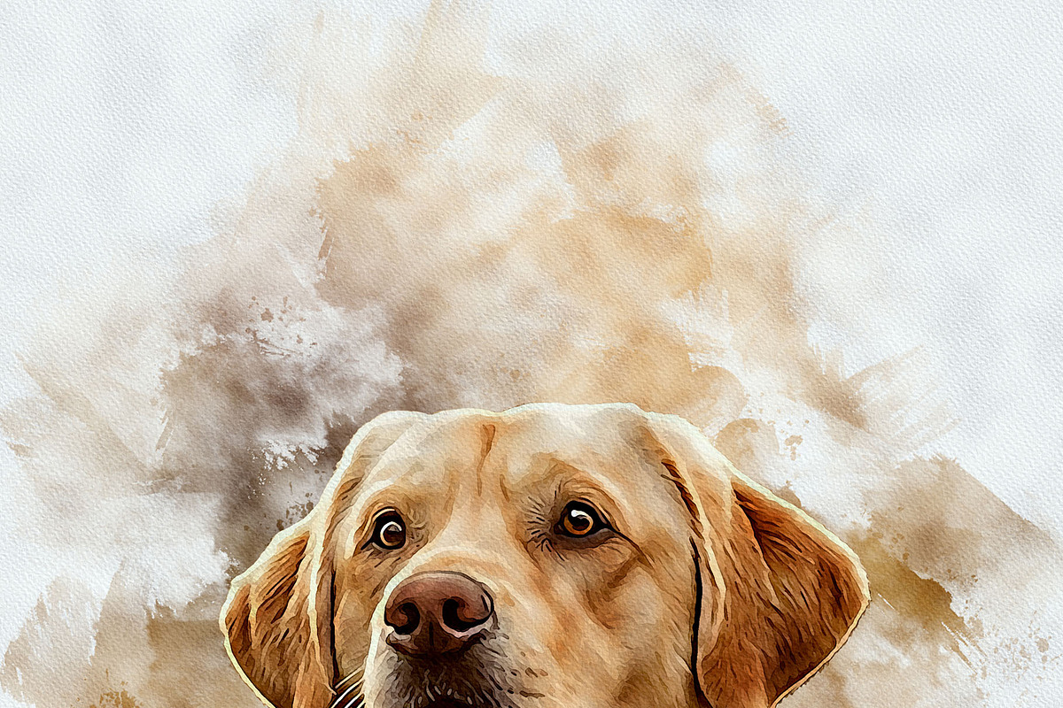 Custom Watercolor Pet Template, an Action Add-On by MRI STUDIO (Photo 20 of 23)
