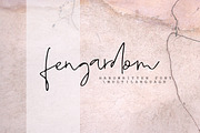 Fengardom | 90% off, a Script Font by Katie Holland (Thumbnail 1 of 7)