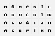 Mecha - block font, a Font by SelfBuild Type (Thumbnail 7 of 13)