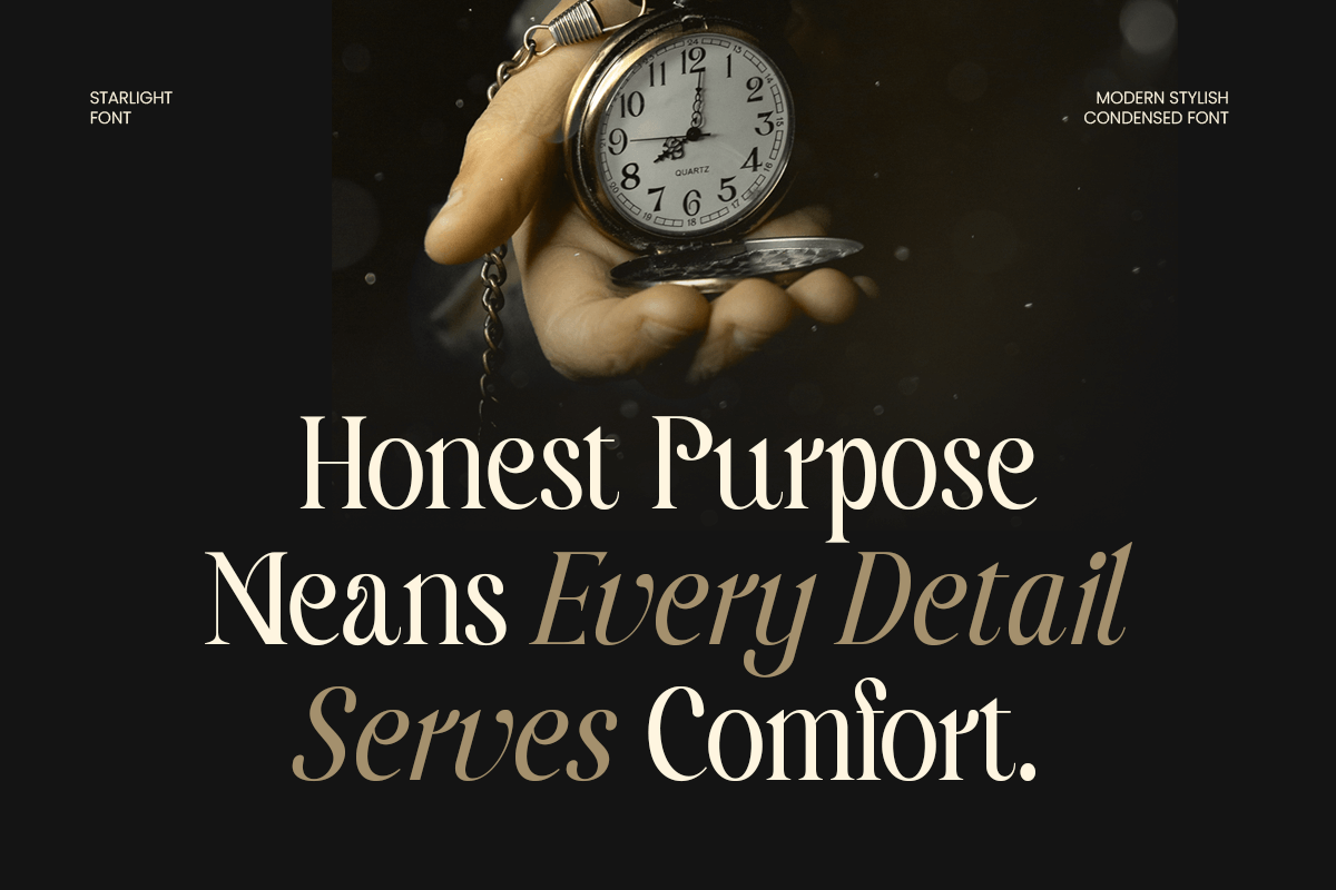 Starlight – Stylish Editorial Font, a Serif Font by Sensatype (Photo 6 of 17)