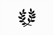Laurel Wreath Silhouette Set, an Illustration by jahid234 (Thumbnail 6 of 9)