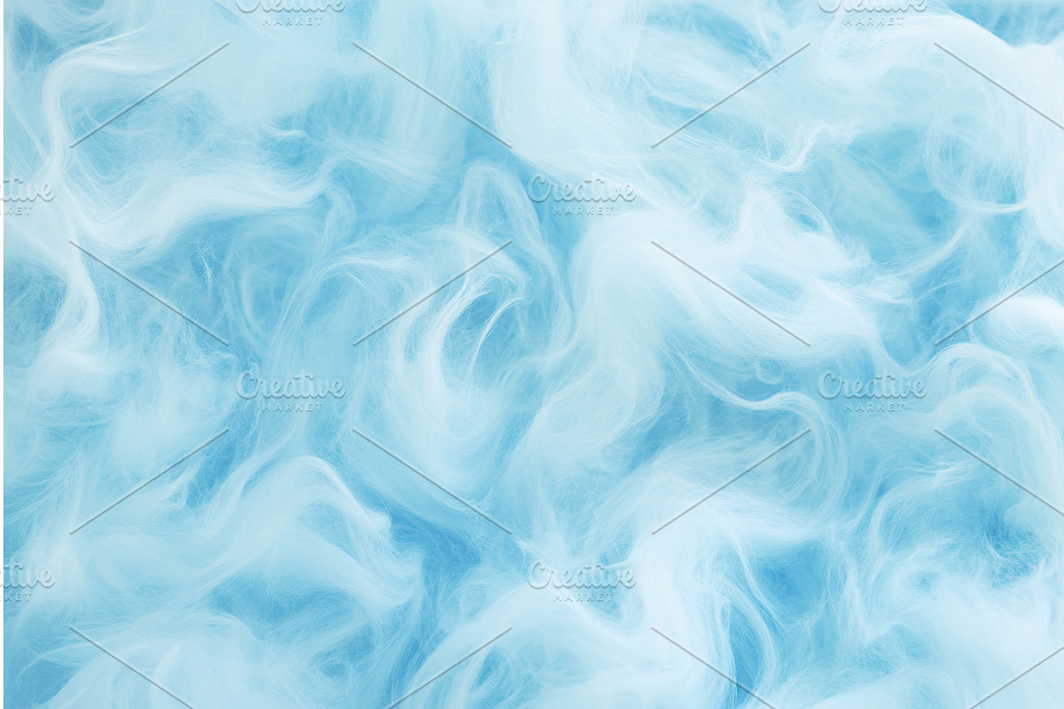 Delicate light blue wisps creating, an Illustration by Lermont51