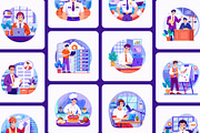 Animated Job Illustrations Art Set, a Work Illustration by Prosymbols (Thumbnail 3 of 5)