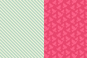 Stripes and dove seamless patterns, a Pattern Graphic by Markovka (Thumbnail 3 of 4)