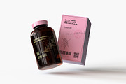 Vitamins | Supplement Bottle Mock-Up, a Cups & Container Mockup by TSOBG (Thumbnail 6 of 13)