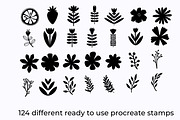 120+ Procreate linocut stamp brushes, a Brush Add-On by laura.design (Thumbnail 2 of 8)