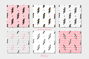 Thunderbolt Seamless Patterns, a Pattern Graphic by AllNikArt (Thumbnail 5 of 6)