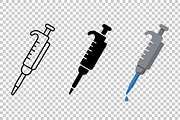Laboratory Micropipette Vector Icon, an Object Graphic by Artonix (Thumbnail 3 of 3)