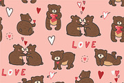 Be mine Teddy Bear Valentine, a Pattern Graphic by GooseFrol (Thumbnail 8 of 9)