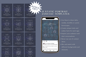 Astrology Template Zodiac Instagram