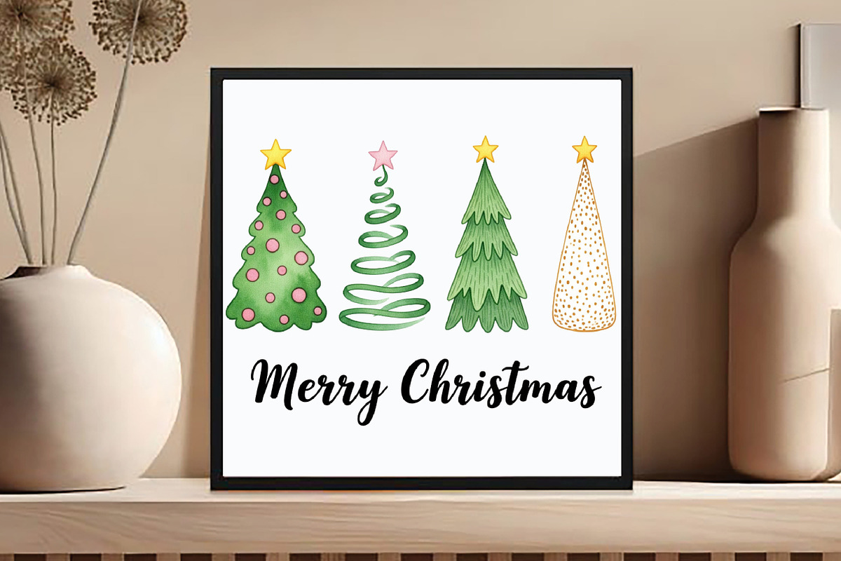 Merry Christmas PNG, an Illustration by DreamCafeArt (Photo 6 of 7)