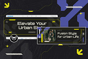 Stylish Techwear - Facebook Cover, a Social Media Template by StreaksideStd (Thumbnail 2 of 3)