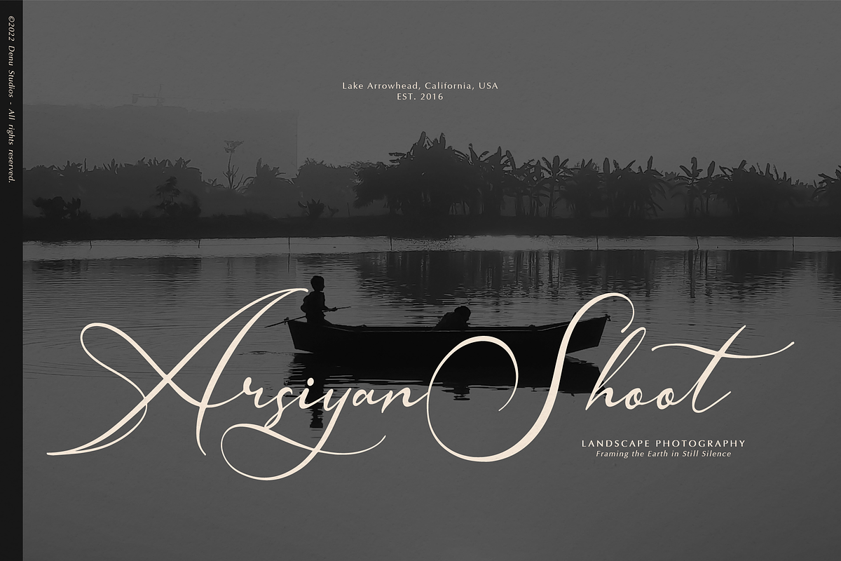 Hamedory Dumbless Modern Calligraphy, a Script Font by Denustudios (Photo 9 of 12)