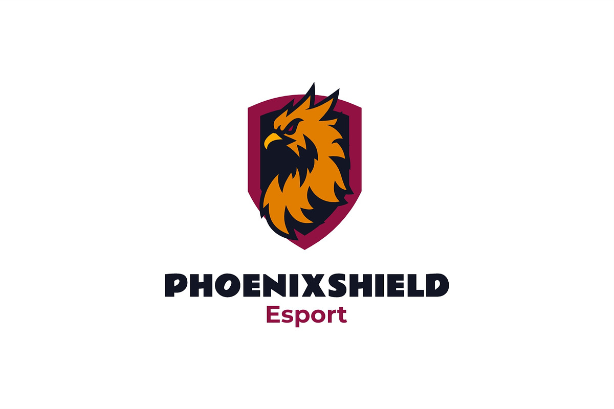 Mascot Phoenix Shield Logo Design, a Branding & Logo Template by Artnivora.Std