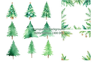 42PNG CHRISTMAS & PINE TREE CLIPART