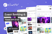 Event Booking App UI KIT, an UI Kit Template by Muhammad_Ahmad (Thumbnail 1 of 8)