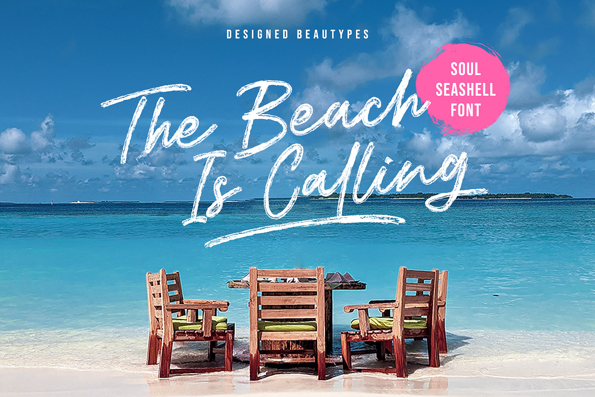 Soul Seashell - Brush Font, a Handwritten Font by Beautypes (Photo 5 of 8)