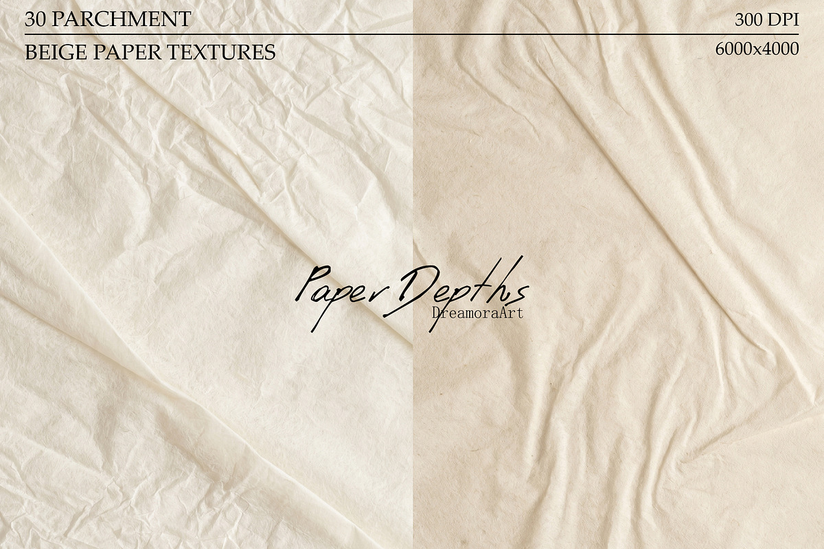30 Beige Parchment Paper Textures, a Texture Graphic by DreamoraArt (Photo 13 of 14)