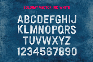 Bolonat Watercolor SVG & OTF Fonts.