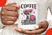 Coffee is My Valentine Skeleton Png, an Illustration by OK Design (Thumbnail 3 of 6)