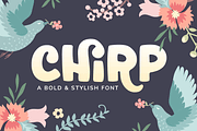 Chirp Font, a Font by Denise Chandler (Thumbnail 1 of 6)