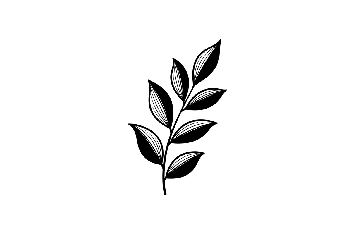 Hand Drawn Leaf Line Art Bundle, an Illustration by hafijul (Photo 3 of 51)