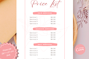 Hair & Beauty Salon Canva Templates, a Marketing Template by PaolaroiDesign (Thumbnail 4 of 6)