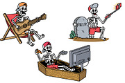 Skull life 15 vector illustrations, a Person Illustration by gunaonedesign (Thumbnail 5 of 10)