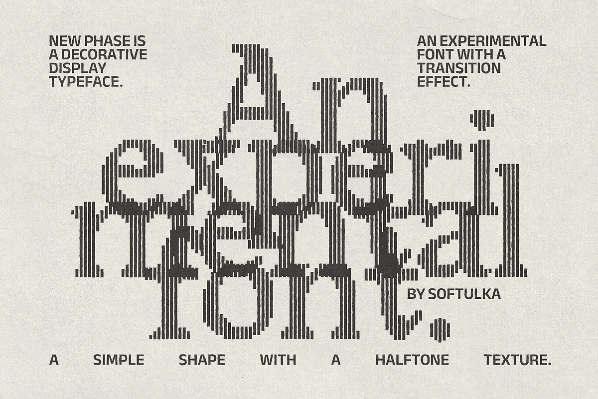 New Phase Typeface, a Serif Font by softulka (Photo 3 of 7)