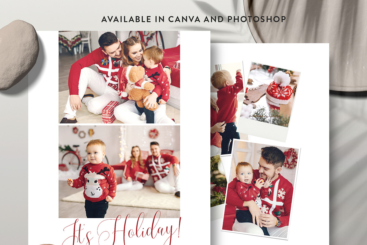 Christmas Greeting Card HC019, a Card Template by Bellenity Design (Photo 1 of 4)