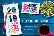 2018 New Year Christmas Bundle, a Stationery Template by Iraida_Bearlala (Thumbnail 2 of 7)