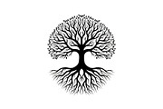 Decorative Tree of Life Vector Set, an Illustration by Creativeshirt (Thumbnail 4 of 13)