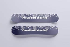 Snowboard Mockups