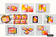 Tablet & Phone Screen Mockup Set, an iPad Mockup by Mego-studio (Thumbnail 2 of 7)