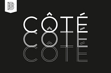 Côté - Typeface