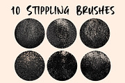 Halftone Brushes for Procreate, a Brush Add-On by KJP Designs (Thumbnail 12 of 18)