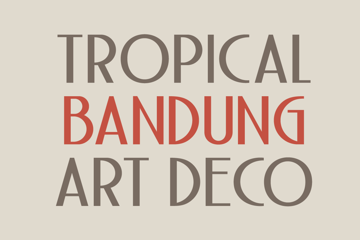 Bandoengsche Typeface, a Sans Serif Font by Formika Studio (Photo 3 of 4)