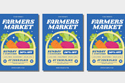 Farmers Market Flyer Set, a Flyer Template by Patria Ari (P4tcreativa) (Thumbnail 4 of 4)