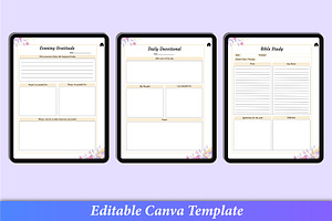 Digital Prayer Journal Canva Notes