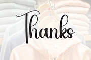 Hoodie | Script Font, a Handwritten Font by Scratchones (Thumbnail 9 of 9)