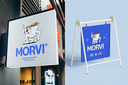Morvi - Retro Bold Display Font, a Font by Flawless And Co (Thumbnail 3 of 10)