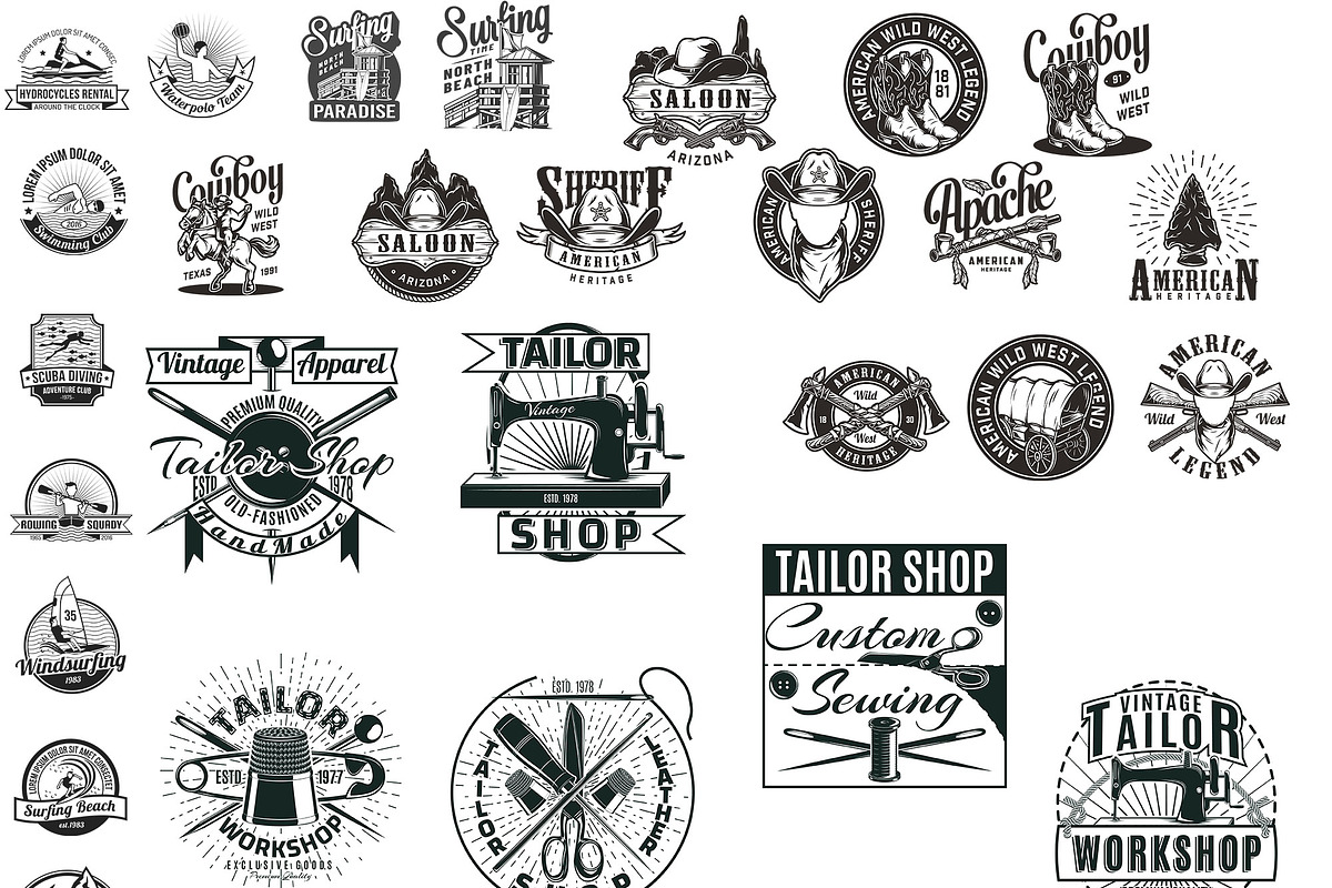 560 Vintage Logo, Monogram Logo, a Branding & Logo Template by Imagine Design Studio (Photo 7 of 7)