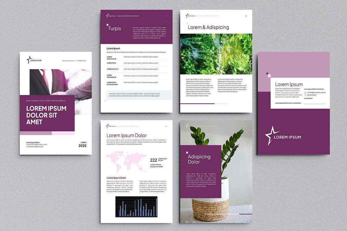 Report Design Template, a Marketing Template by CubicSpace (Photo 6 of 6)
