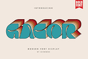 Gacor Font | Modern Display, a Font by giemons™ (Thumbnail 1 of 12)