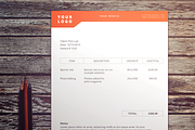 Simple Design Invoice, a Stationery Template by N A T H A N T H O M S O N (Thumbnail 2 of 2)