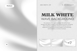 Milk White Wave Background, a Graphic by Pitchlook.Studio