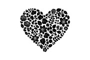 Floral Heart Silhouette Bundle, an Illustration by Designs_River (Thumbnail 28 of 31)