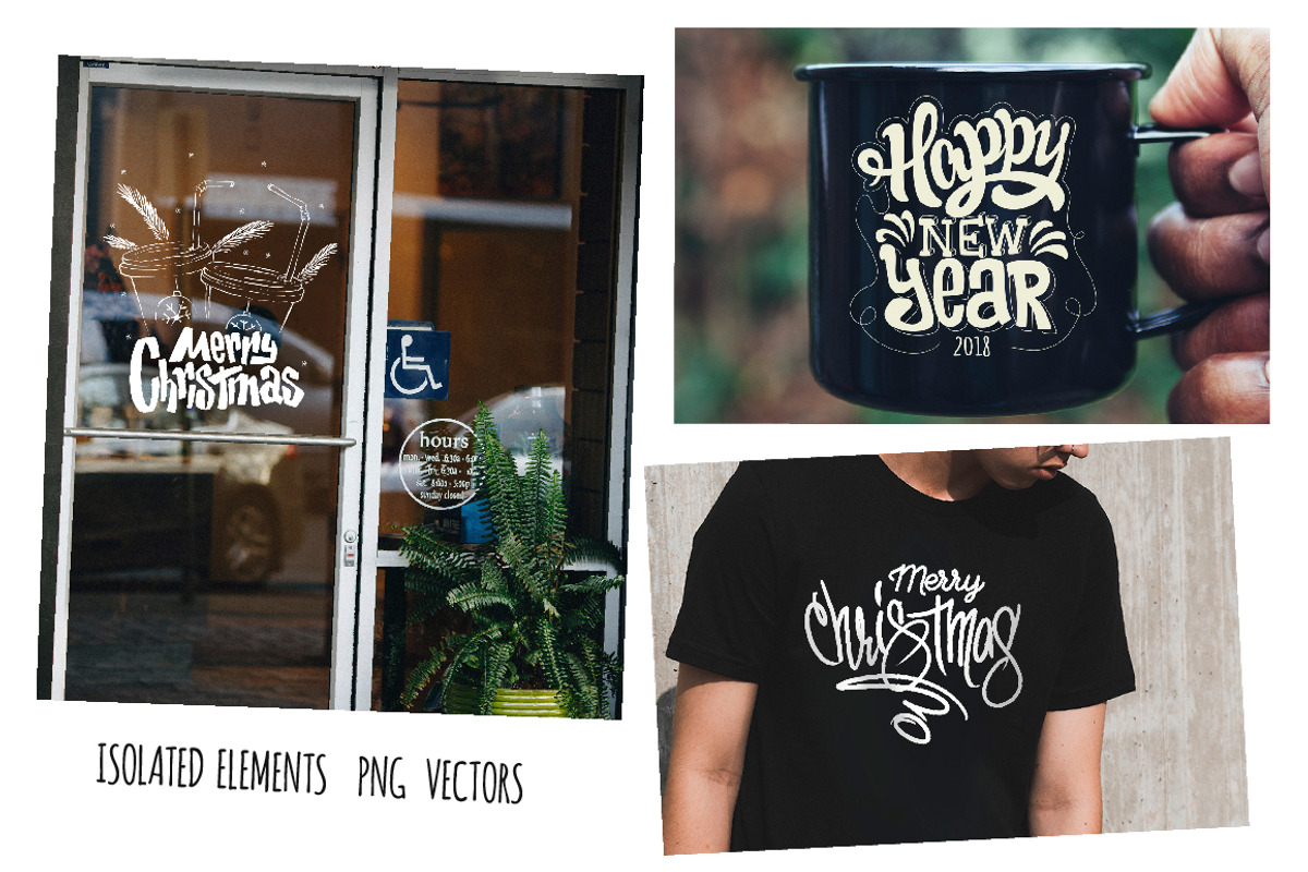 20 Christmas Overlays, an Illustration by Urbanshop (Photo 5 of 5)