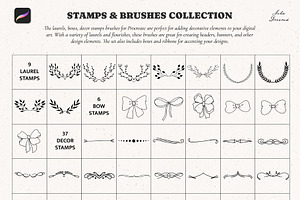 Stamps & Brushes Collection